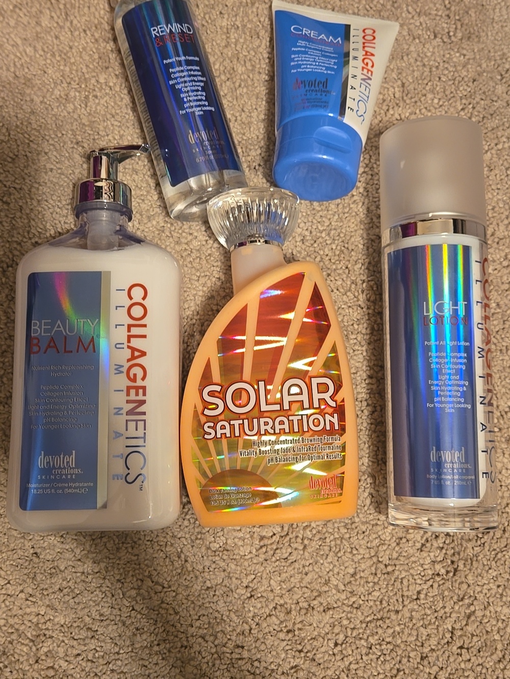 Collagenetic Illuminate Light Lotion + Mixed Body Care Lot